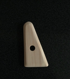 Lama de madera triangular